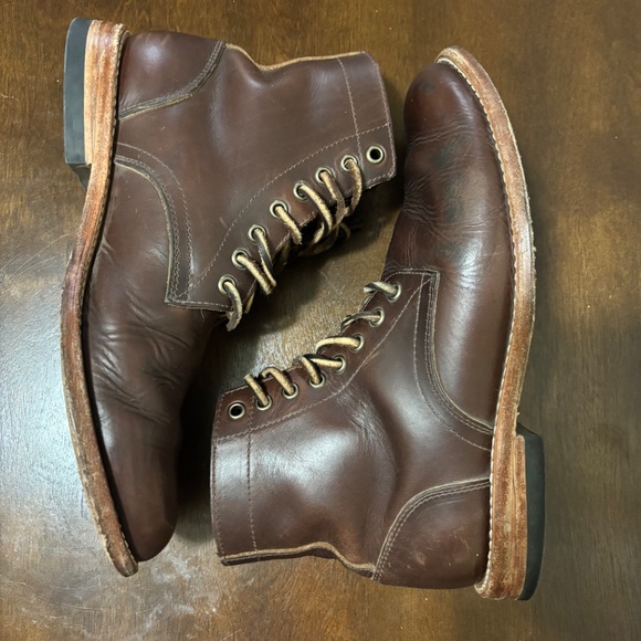 Oak street Bootmakers trench boot brown horween chromexcel size 8.5 USA - Picture 3 of 11